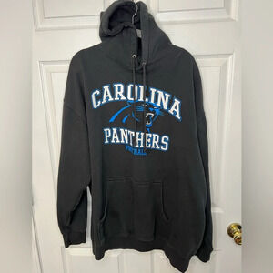 Carolina Panthers Men’s XL Hooded Sweatshirt Hoodie, GUC, see photos for stain